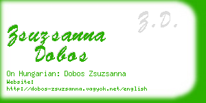 zsuzsanna dobos business card